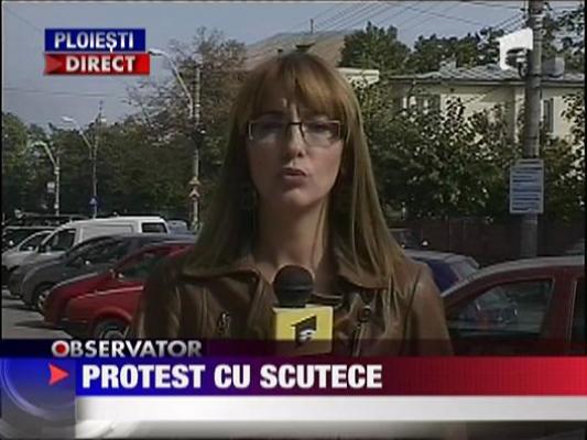 Proteste cu scutece la Ploiesti
