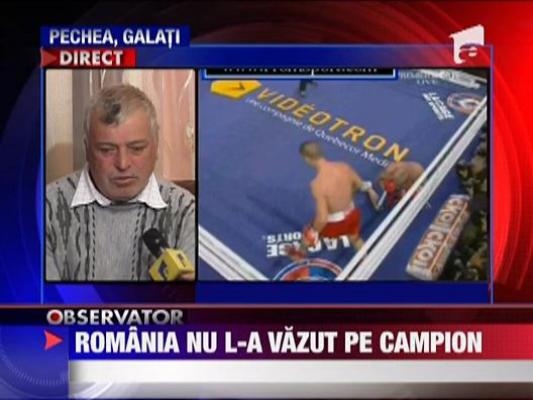 Romania nu l-a vazut pe campion