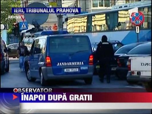 Ghenosu, inapoi dupa gratii