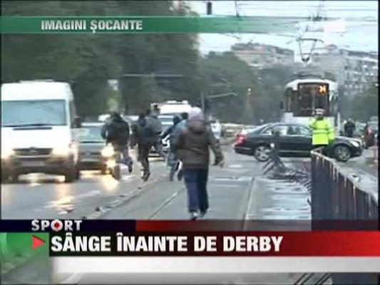 Sange inanite de derby! Batut in fast-food