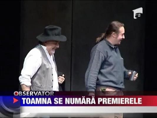 Toamna se numara premierele!