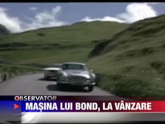 Masina lui James Bond, de vanzare