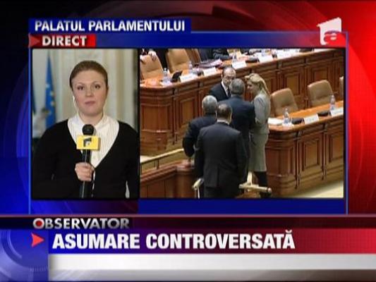 Asumare cu cantec in Parlament