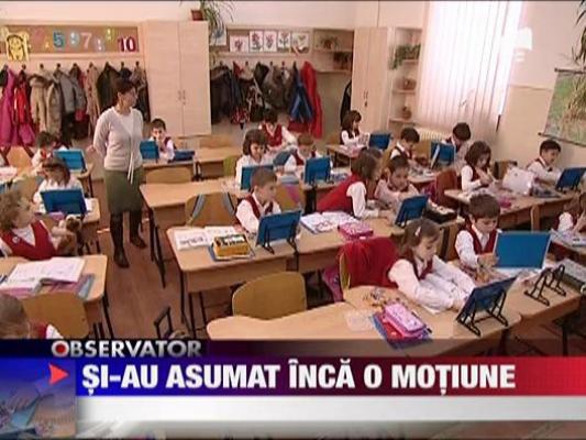 Si-au asumat motiunea pe Legea educatiei