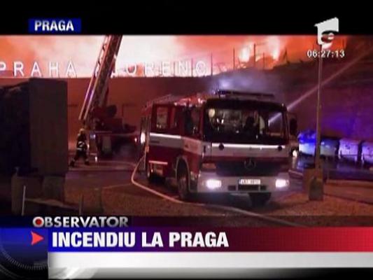 Incendiul devastator in Praga