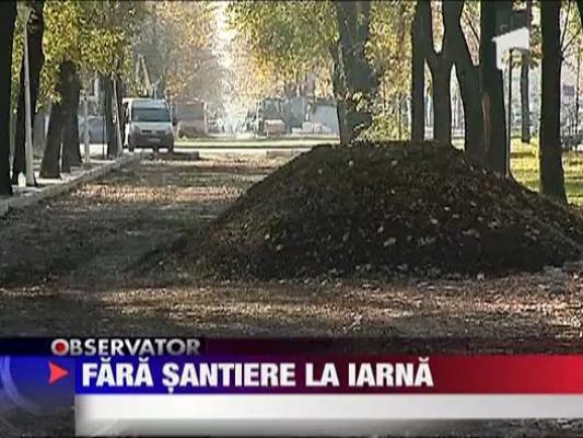 Fara santiere la iarna