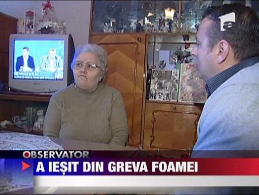 A iesit din greva foamei dupa 70 de zile