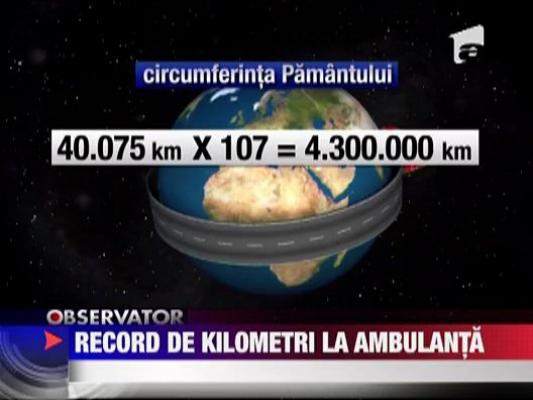 Record de kilometri la ambulanta