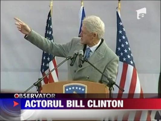 Actorul Bill Clinton