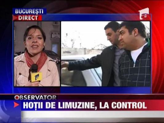 Hotii de limuzine, la control