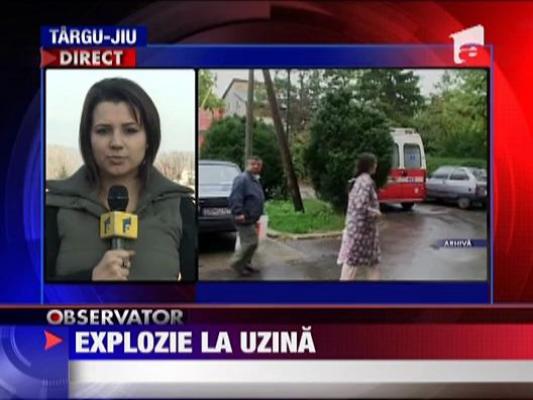 Explozie la sectia de munitie a uzinei Sadu