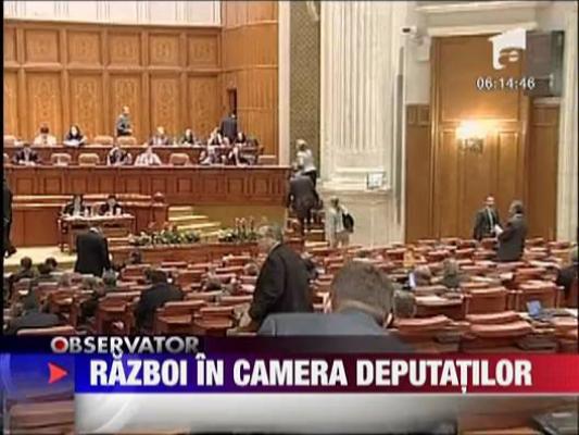 Razboi in Camera Deputatilor