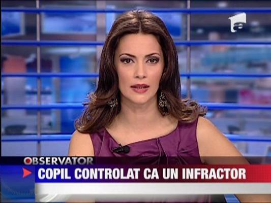 Copil controlat ca un infractor