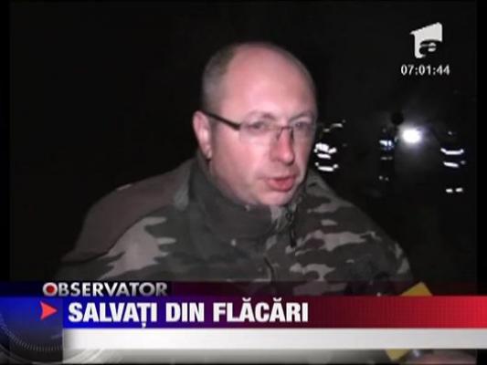 Cabana facuta scrum! Salvati din flacari!