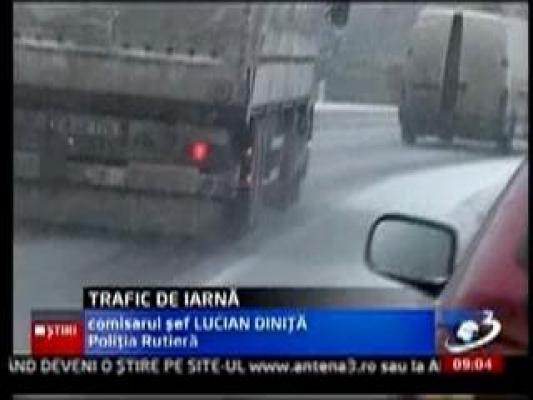 Iarna pune stapanire pe nordul tarii