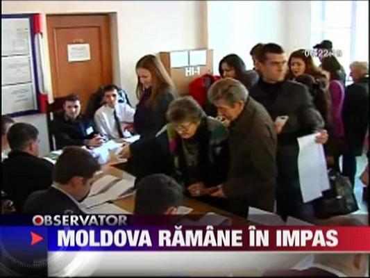 Moldova ramane in impas