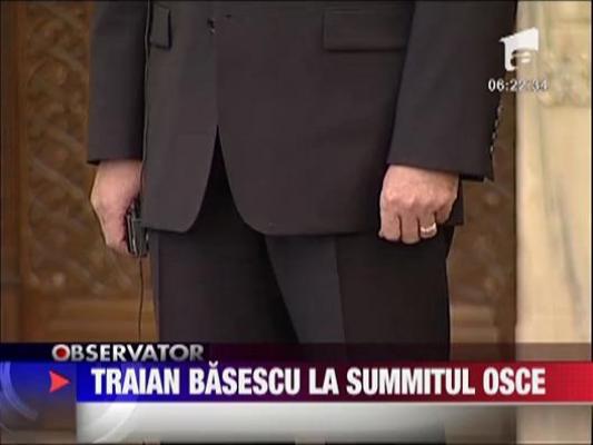 Traian Basescu va participa la summitul OSCE din Kazahstan