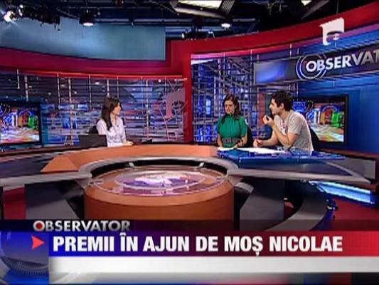 Premii in ajun de Mos Nicolae