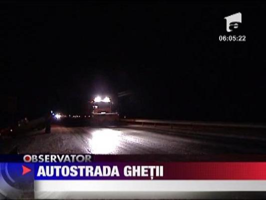 Autostrada Soarelui inghetata