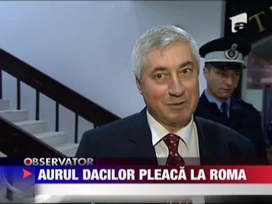 Aurul dacilor pleaca la Roma