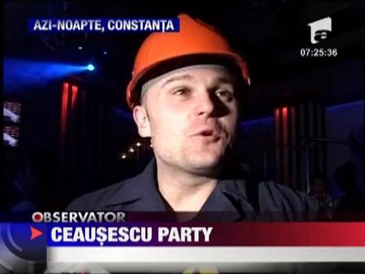 Ceausescu Party la malul Marii