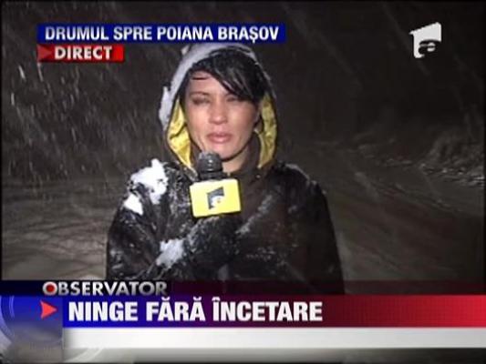 Ninge fara incetare, mai ales la munte