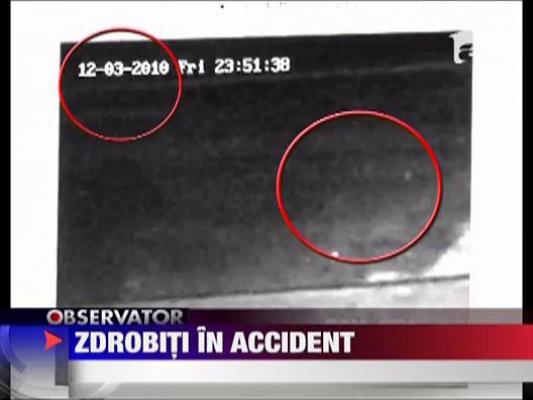 IMAGINI SOCANTE / Zdrobiti in accident