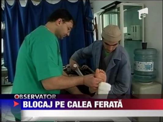 Blocaj pe calea ferata