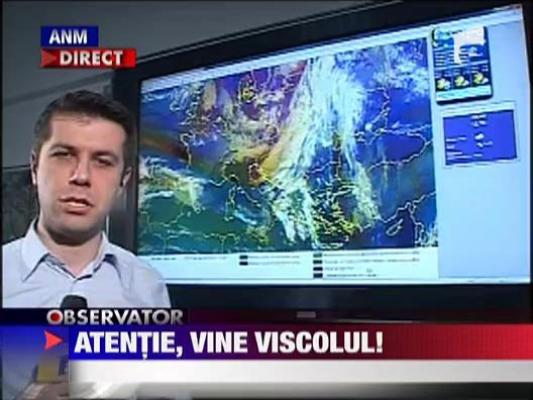 Atentie, vine viscolul!