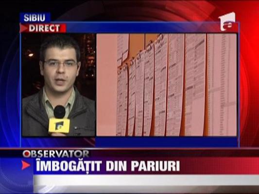 S-a imbogatit din pariuri