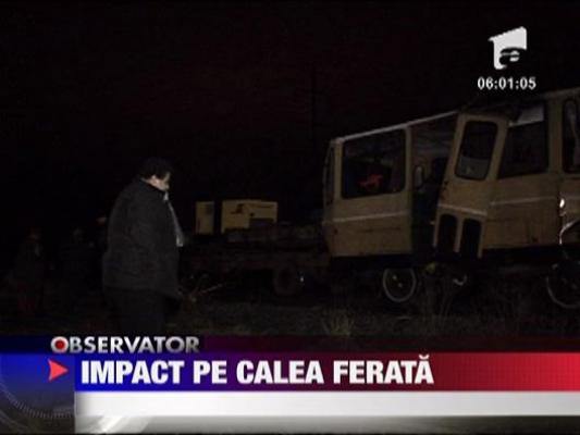 Accident feroviar in Bacau