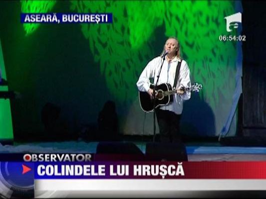 Stefan Hrusca  i-a colindat pe bucuresteni