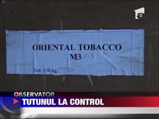 Contrabandist de tutun, prins in Maramures