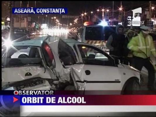 Orbit de alcool! Sofer nebun in Constanta