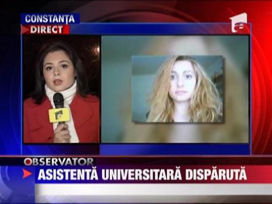 Asistenta universitara disparuta
