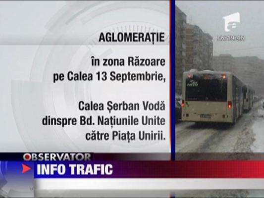 Trafic in conditii de iarna