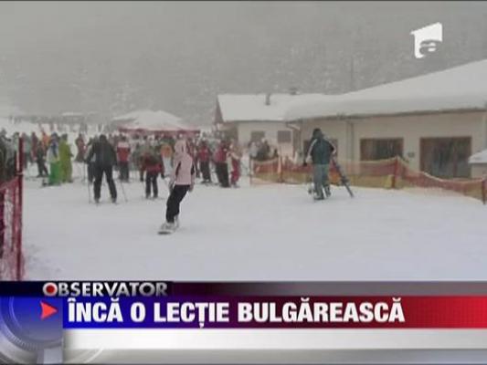 Inca o lectie bulgareasca! Vacanta de iarna