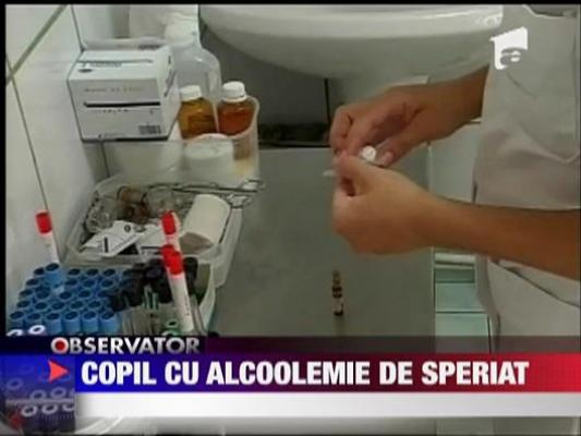 Copil cu alcoolemie record