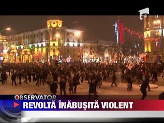 Revolta in Belarus, inabusita violent