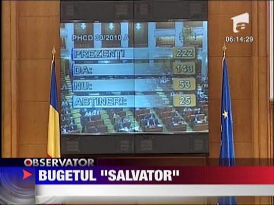 Bugetul "salvator"