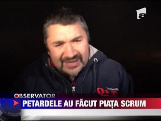 Petardele au facut piata scrum