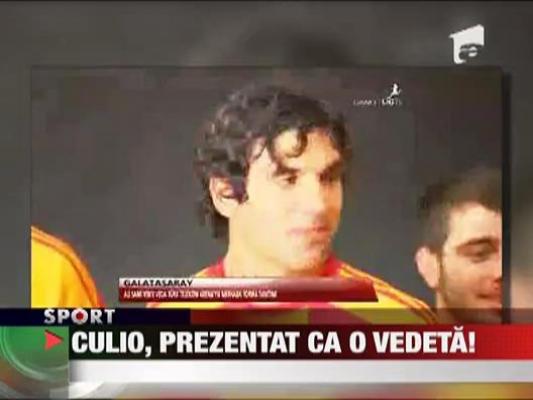 Culio, prezentat ca o vedeta
