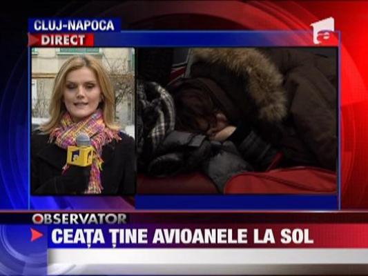 Ceata tine avioanele la sol