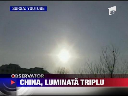 China, luminata de trei sori