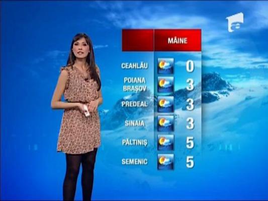 Vremea pentru urmatoarele 3 zile