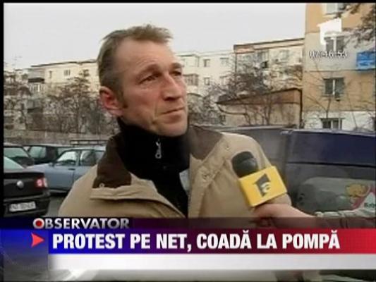 A doua zi de proteste pentru soferi