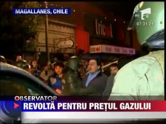 Cresterea pretului la gazele naturale naste revolte violente in Chile