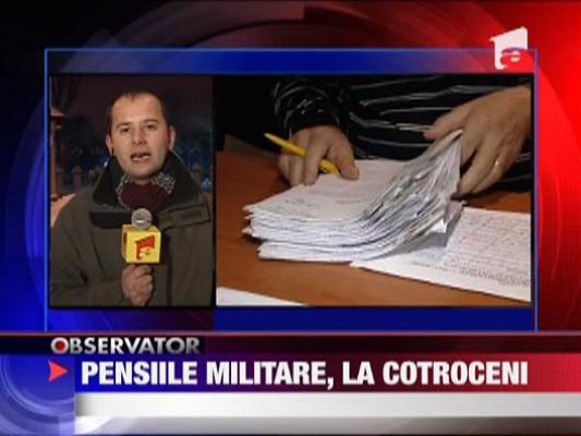 Pensiile militare, la Cotroceni