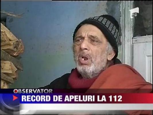 Record la 112: Mii de apeluri false, un singur autor