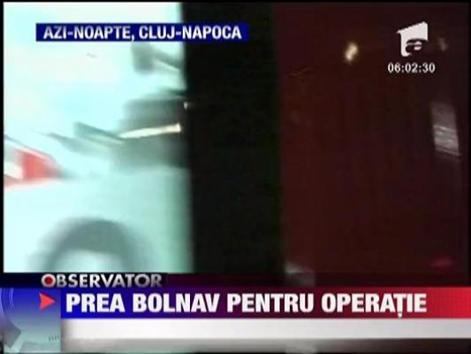 Bartolomeu Anania, prea bolnav pentru operatie